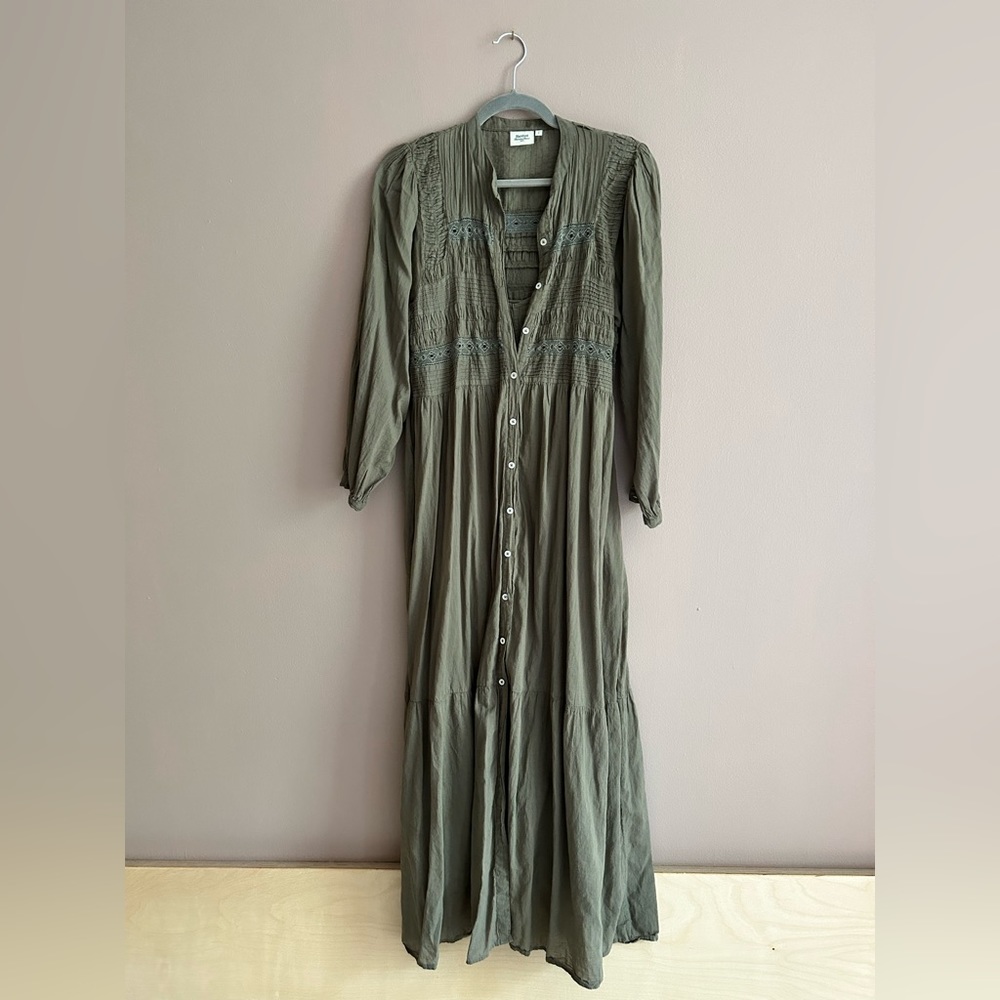 Hartford Pleated Cotton Dress